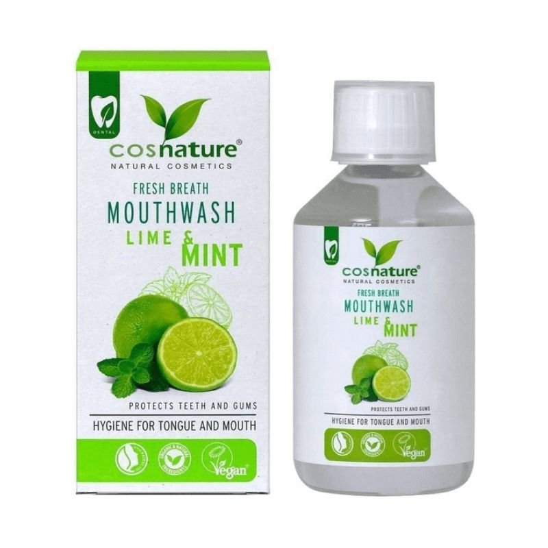 Cosnature Płyn do płukania ust o smaku limonka-mięta 4260370436618