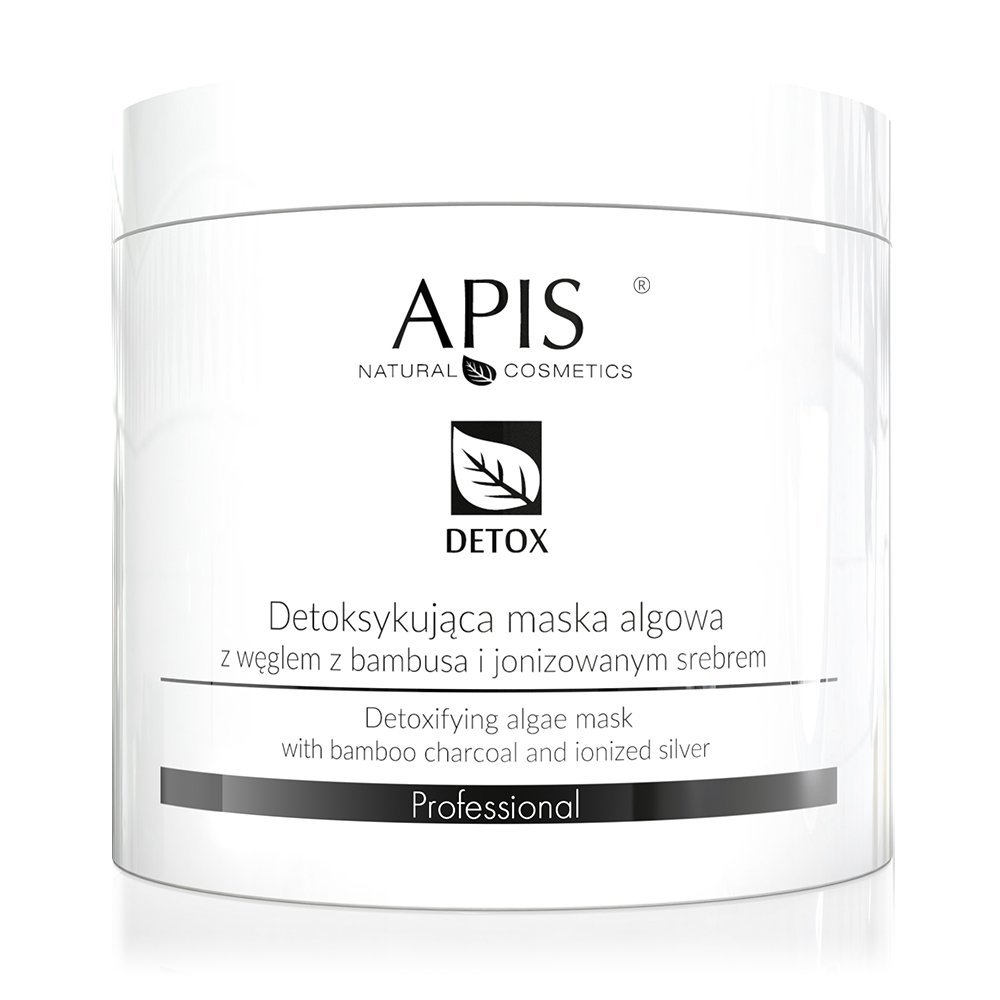 Apis Professional Detoksykująca maska algowa z węglem z bambusa i jonizowanym srebrem - Detox Mask Detoksykująca maska algowa z węglem z bambusa i jonizowanym srebrem - Detox Mask