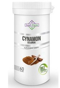 Soul Farm Cynamon cejloński ekstrakt 400mg 60 KAPS Soul Farm 000-2504