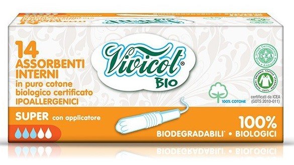 Vivicot Bio Tampony Z Aplikatorem Super 16Szt.