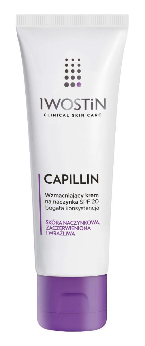 Sanofi Aventis SP Z O.O Iwostin Capillin Krem na naczynka SPF 20 BOGATY 40 ml 7052310