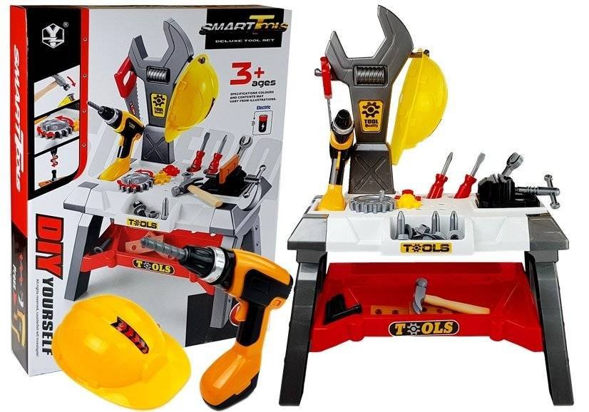 LEANToys Warsztat Zestaw Narzędzi Wiertarka na Baterie 7091