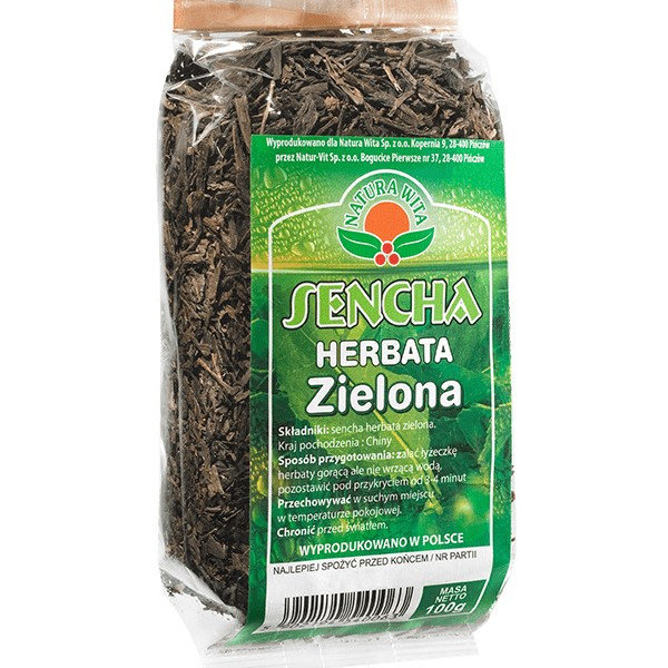 NATURA-WITA NATURA-WITA herbata zielona Sencha 100g FOLIA 34NATHZISE