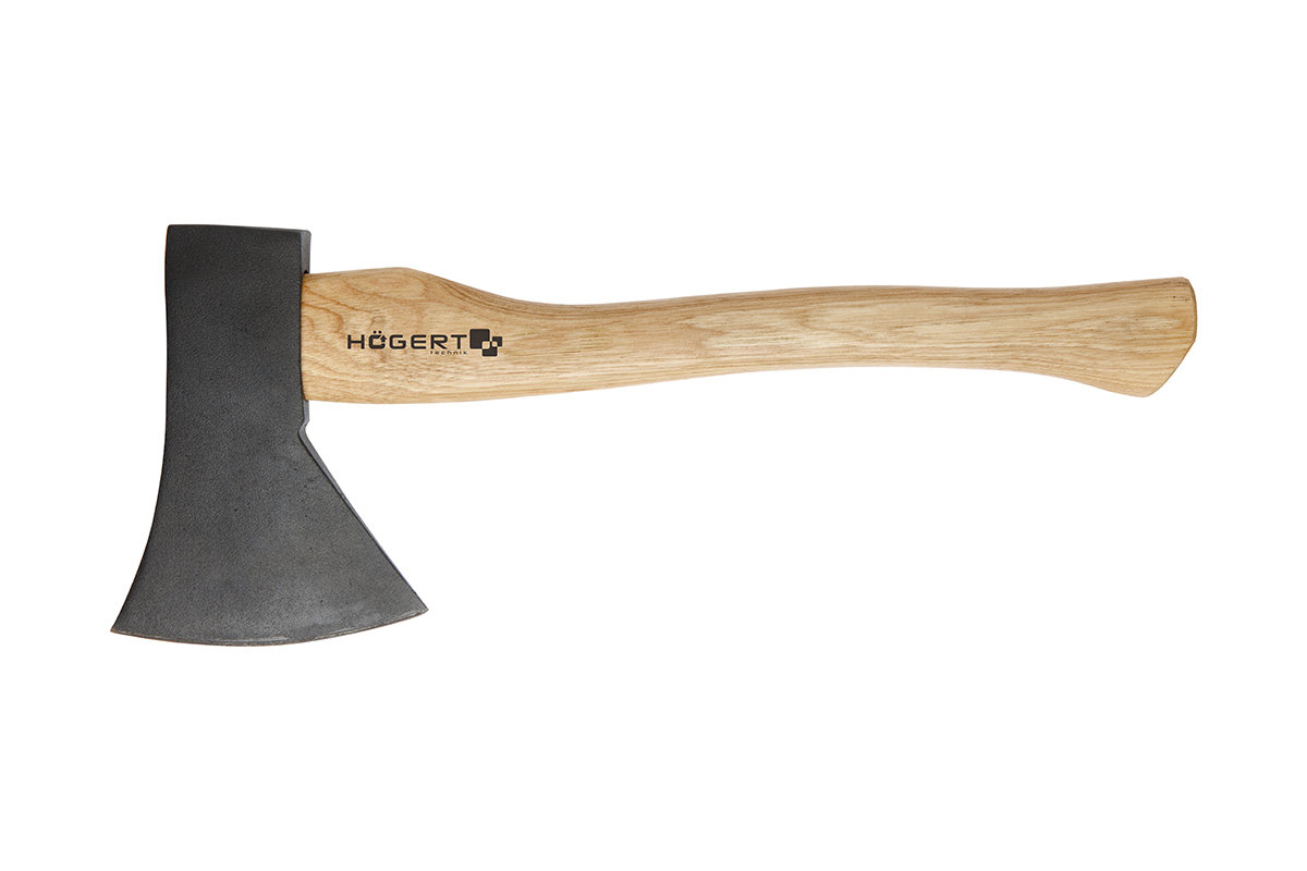 Siekiera z drewnianą rękojeścią HÖGERT TECHNIK, 1200 g