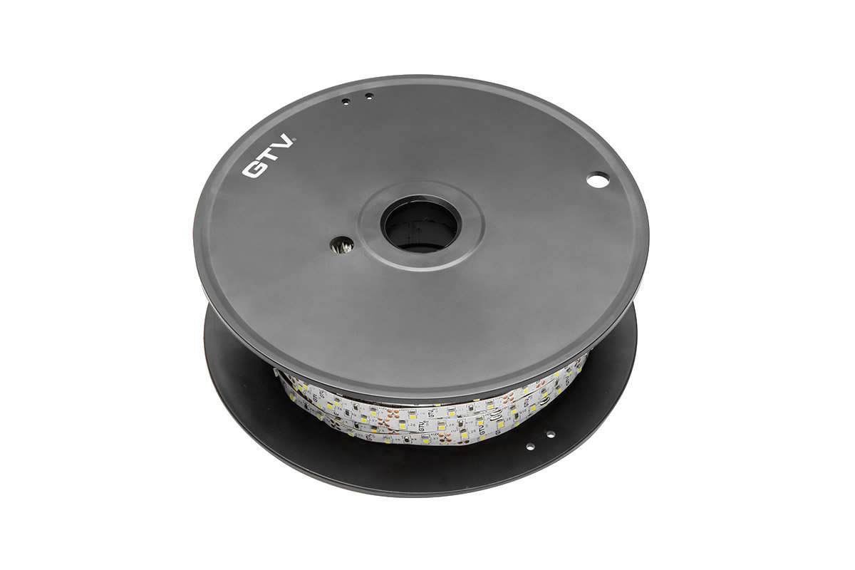 GTV TAŚMA FLASH 3528. 300 LED ZIMNY BIAŁY. 24W BEZ ŻELU 8mm. ROLKA 5m LD-3528-300-20-ZB