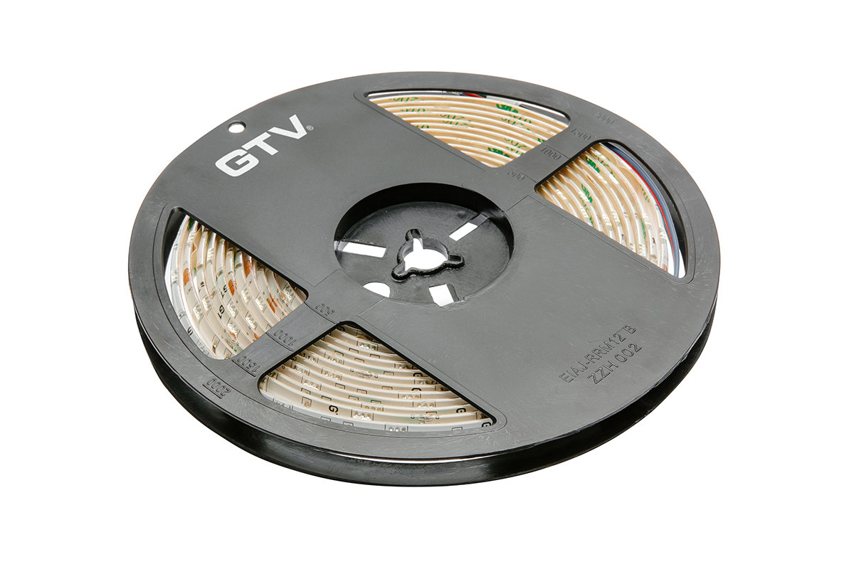 GTV TAŚMA FLASH RGB. 150 LED. 36W WOODODPORNA 10mm. ROLKA 5m LD-RGB-150-65