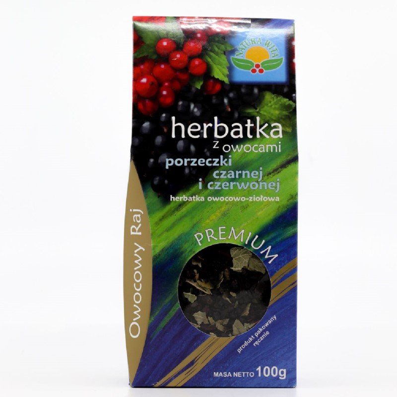 Natura Wita Herbata z owocami porzeczki czarnej i czerwonej 100g