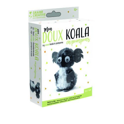 Graine Creative Graine Creative Zestaw Koala z Pomponów GC-440027
