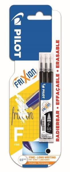 Pilot Frixion Wkłady do pióra, X3 0,5, czarny