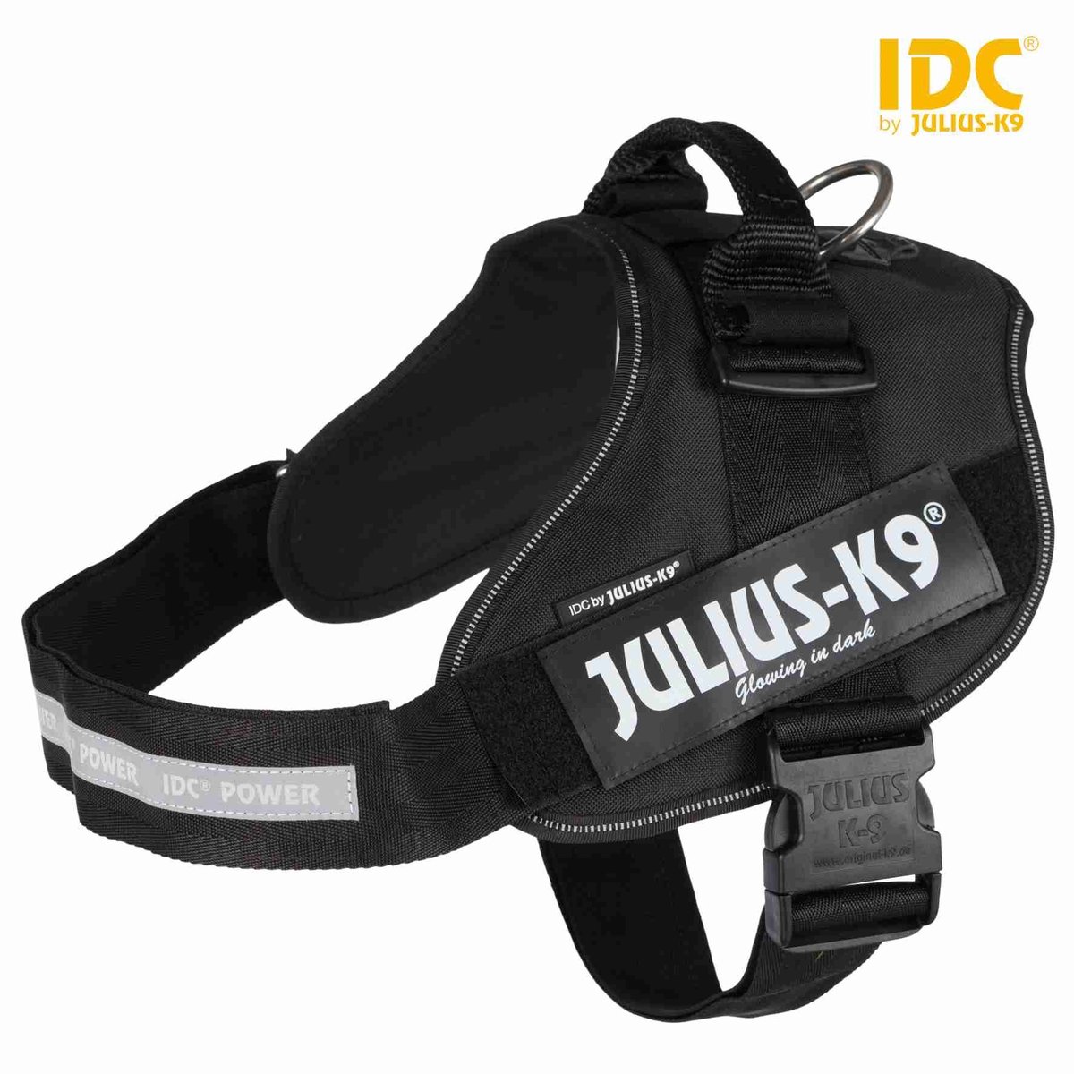 JULIUS K9 IDC®-Powerharness, Rozmiar: 3, Czarne