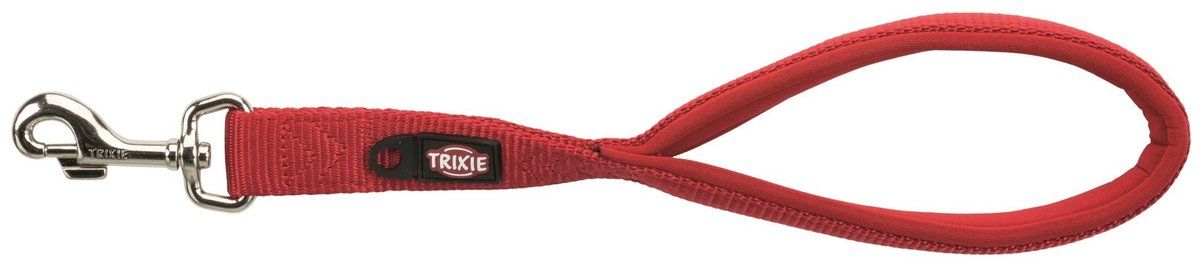 Trixie Smycz krótka Premium M-XL 37 cm/25 mm czerwona