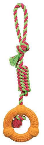 Trixie Bawełniany sznurek z obręczą 12cm x 41cm PTRI550