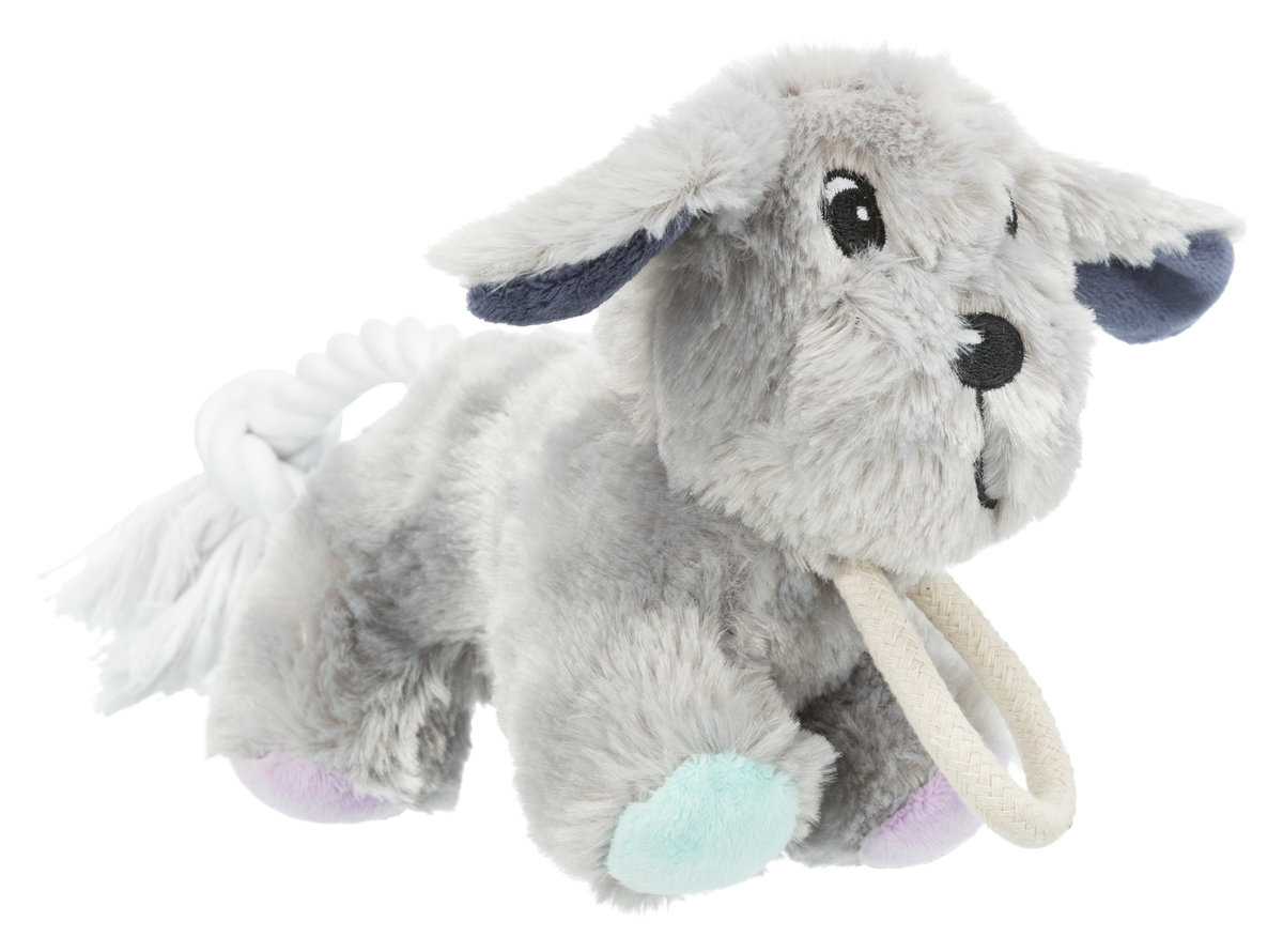 Trixie Junior Piesek ze sznurem plusz 24 cm