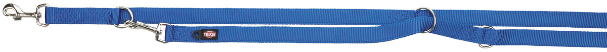 Trixie Smycz podwójna splot 2 m/20 mm królewski niebieski