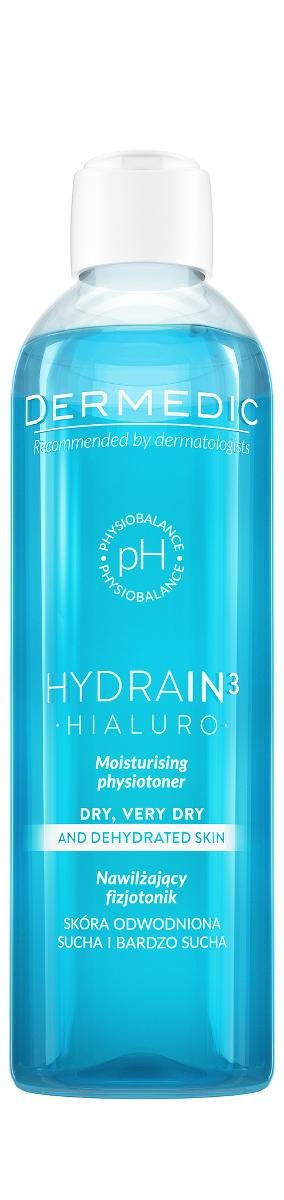 Biogened Dermedic Hydrain 3 Hialuro nawilżający fizjotonik 200 ml