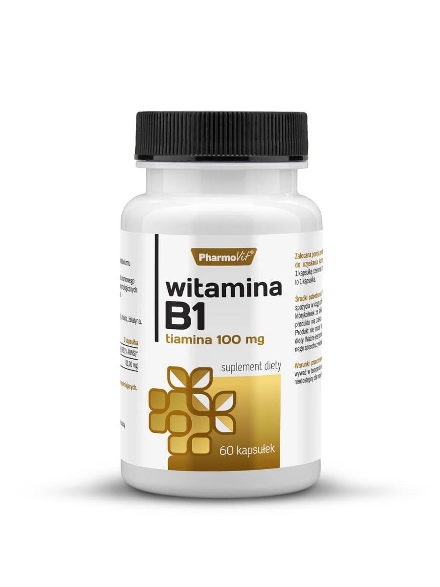Pharmovit Pharmovit Witamina B1 tiamina 60 kaps / 100 mg