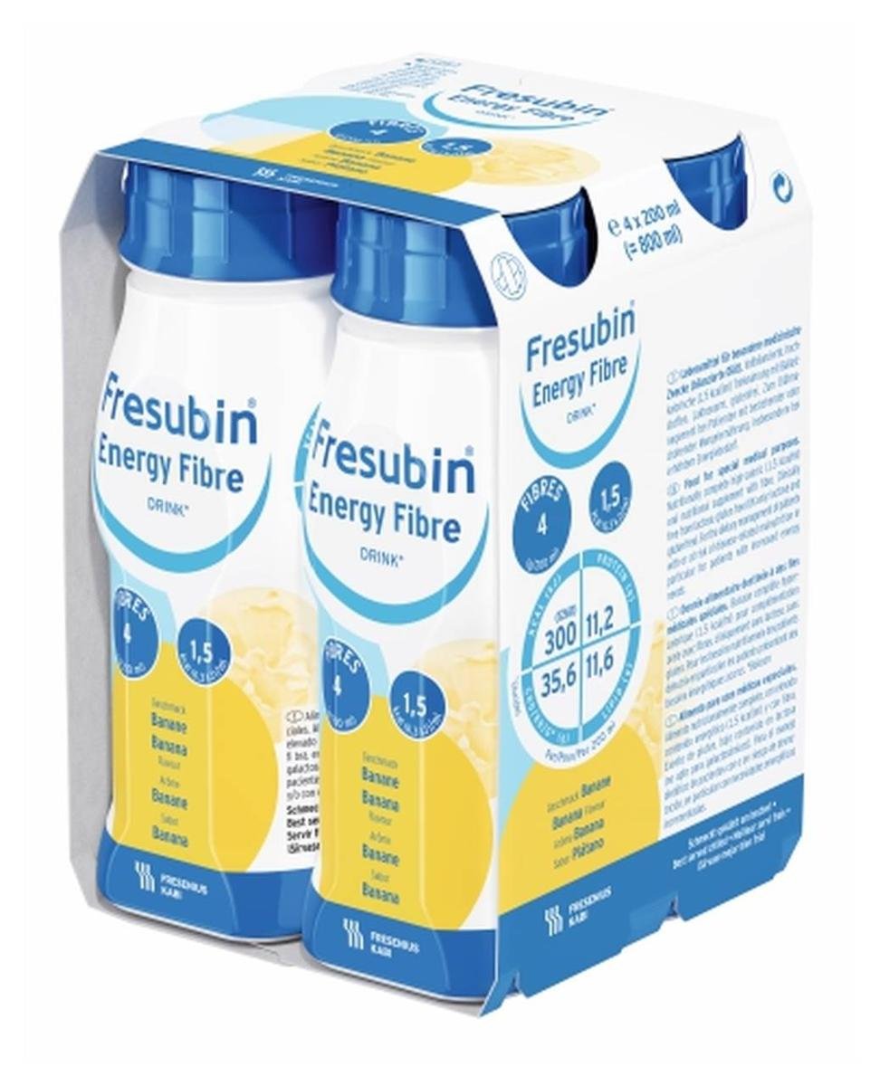 FRESENIUS KABI Fresubin Energy Fibre Drink o smaku bananowym 4 x 200 ml