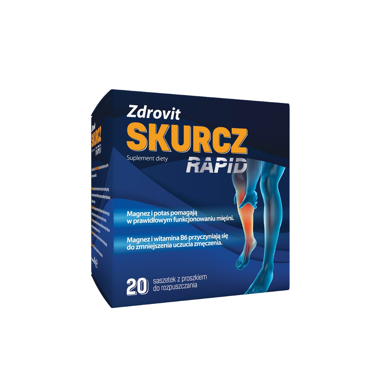 Фото - Вітаміни й мінерали Natur Produkt Zdrovit Skurcz Rapid, 4 g x 20 saszetek 