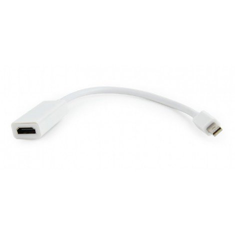 Gembird Mini DisplayPort > HDMI biały A-mDPM-HDMIF-02-W