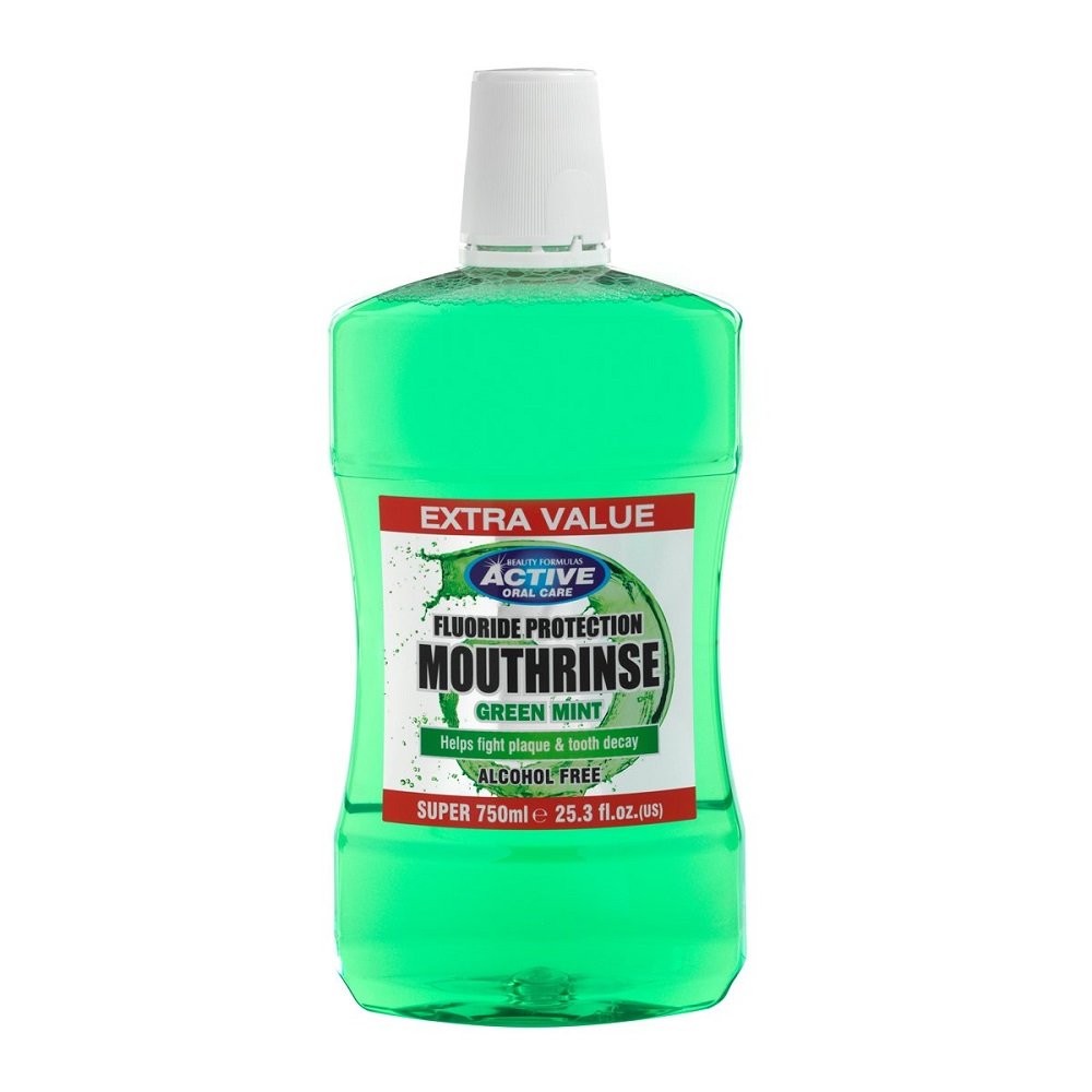 EQUILIBRA ACTIVE Płyn do płukania jamy ustnej GREEN MINT z fluorem 750 ml 7058842