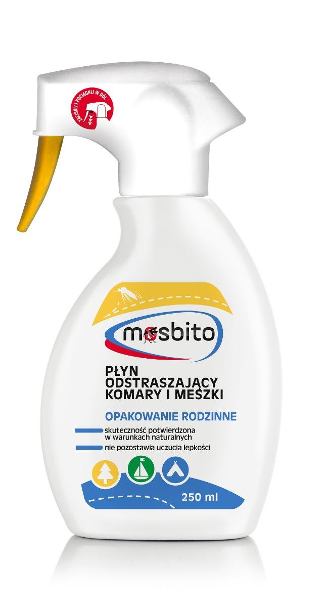 Mosbito płyn odstraszający komary i meszki 250ml