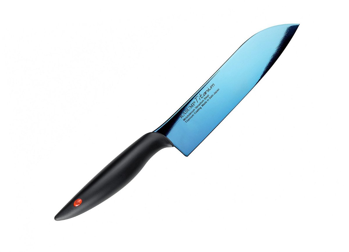 Kasumi Nóż Santoku Tytanowy Titanium 18 Cm Dostawa0zł