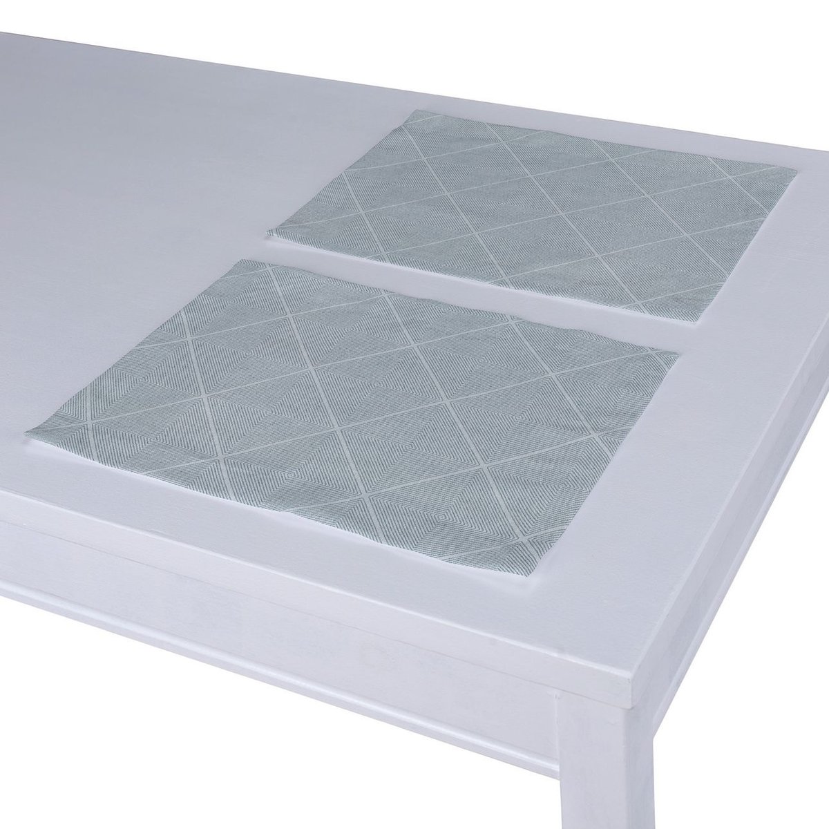 Dekoria pl pl Podkładka 2 sztuki szaro srebrny 40 x 30 cm Venice 403-142-57