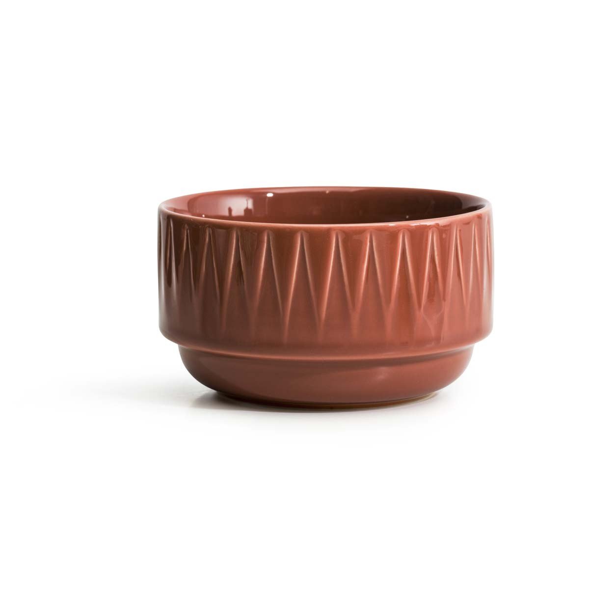 Sagaform Coffee - miseczka, czerwona, ceramika, 12×7 cm