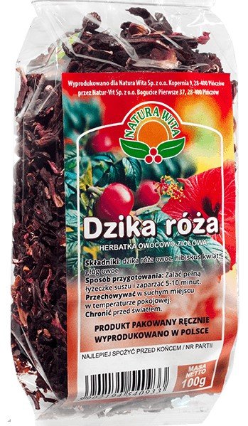 NATURA-WITA NATURA-WITA herbata Dzika Róża 100g 34NATHESDZ