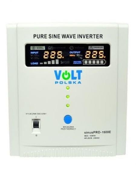VOLT POLSKA PRZETWORNICA SINUSPRO-1500E 12V 1050/1500W