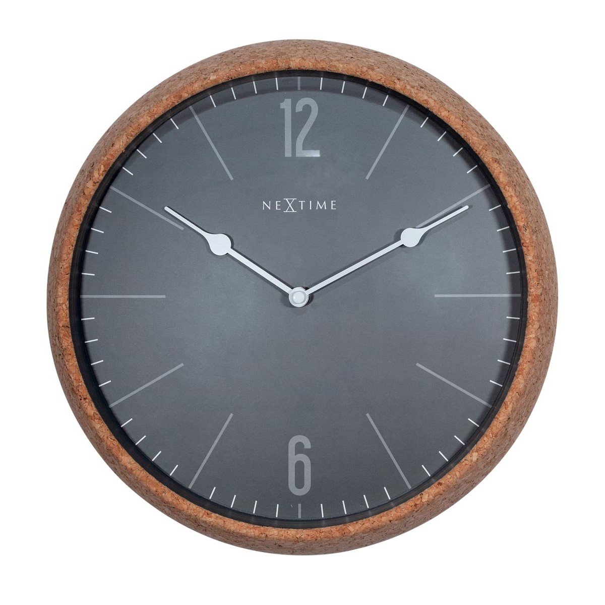 Nextime Zegar ścienny Cork szary 3509GS