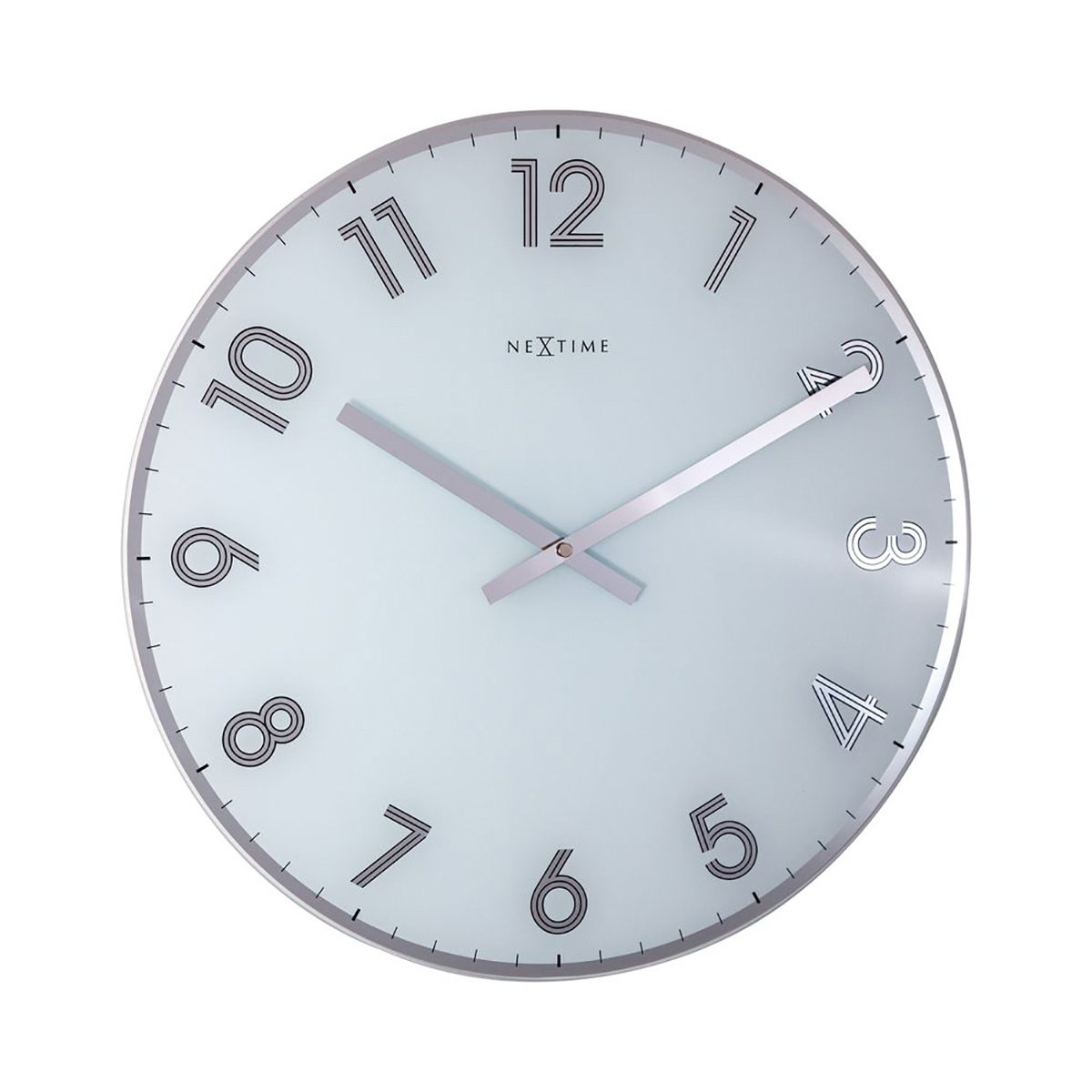 Nextime Zegar ścienny Reflect biały
