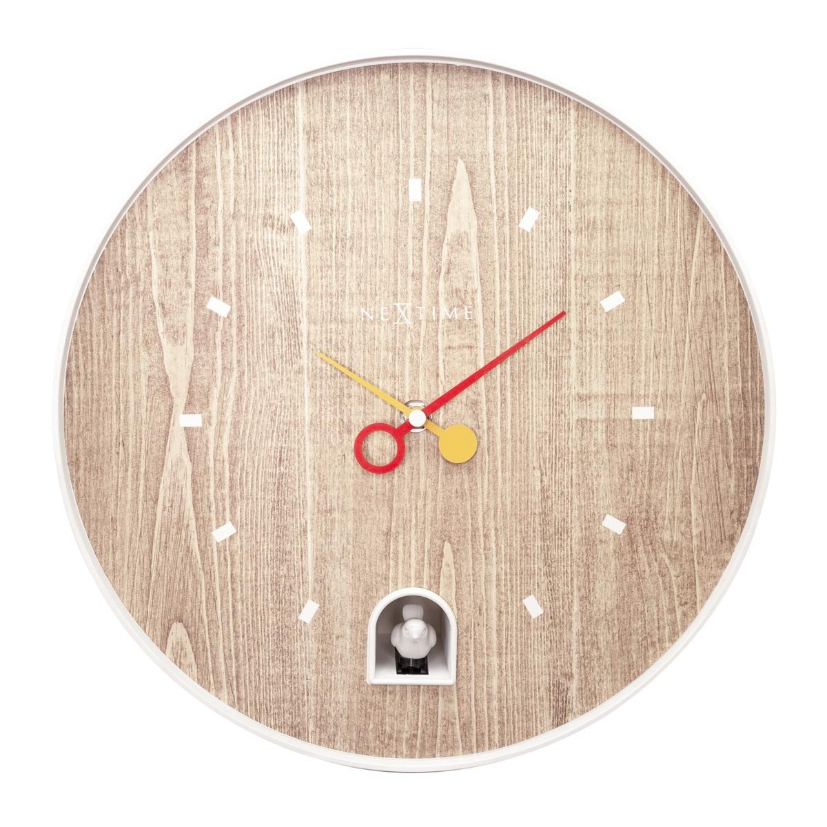 Nextime Zegar ścienny White Nightingale biały 5220WI