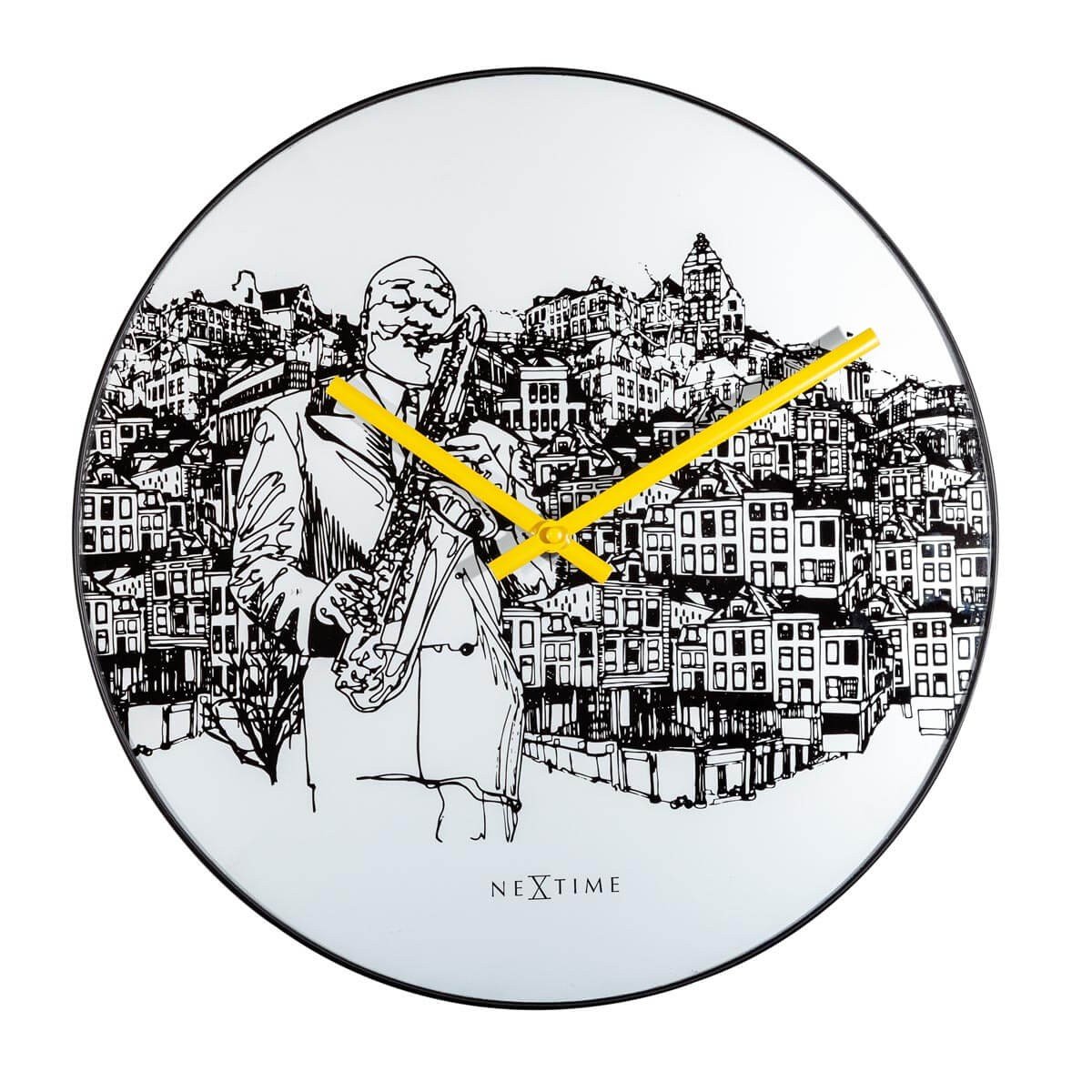 Nextime Zegar ścienny Sax city by 8192