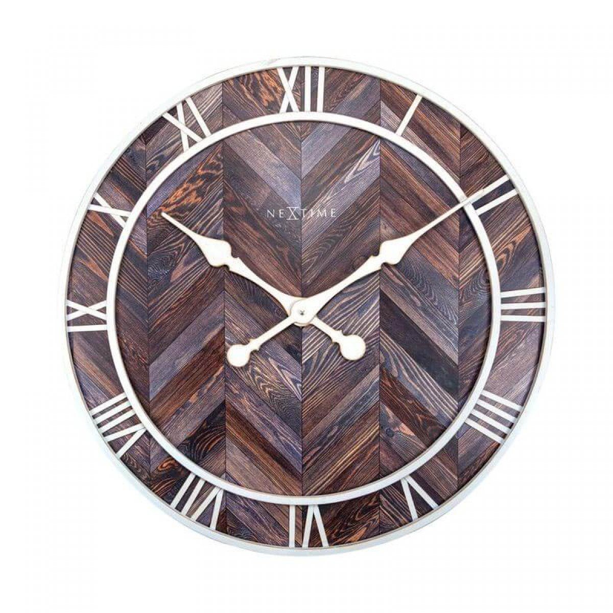 Zegar ścienny (ciemny) Roman Vintage Nextime