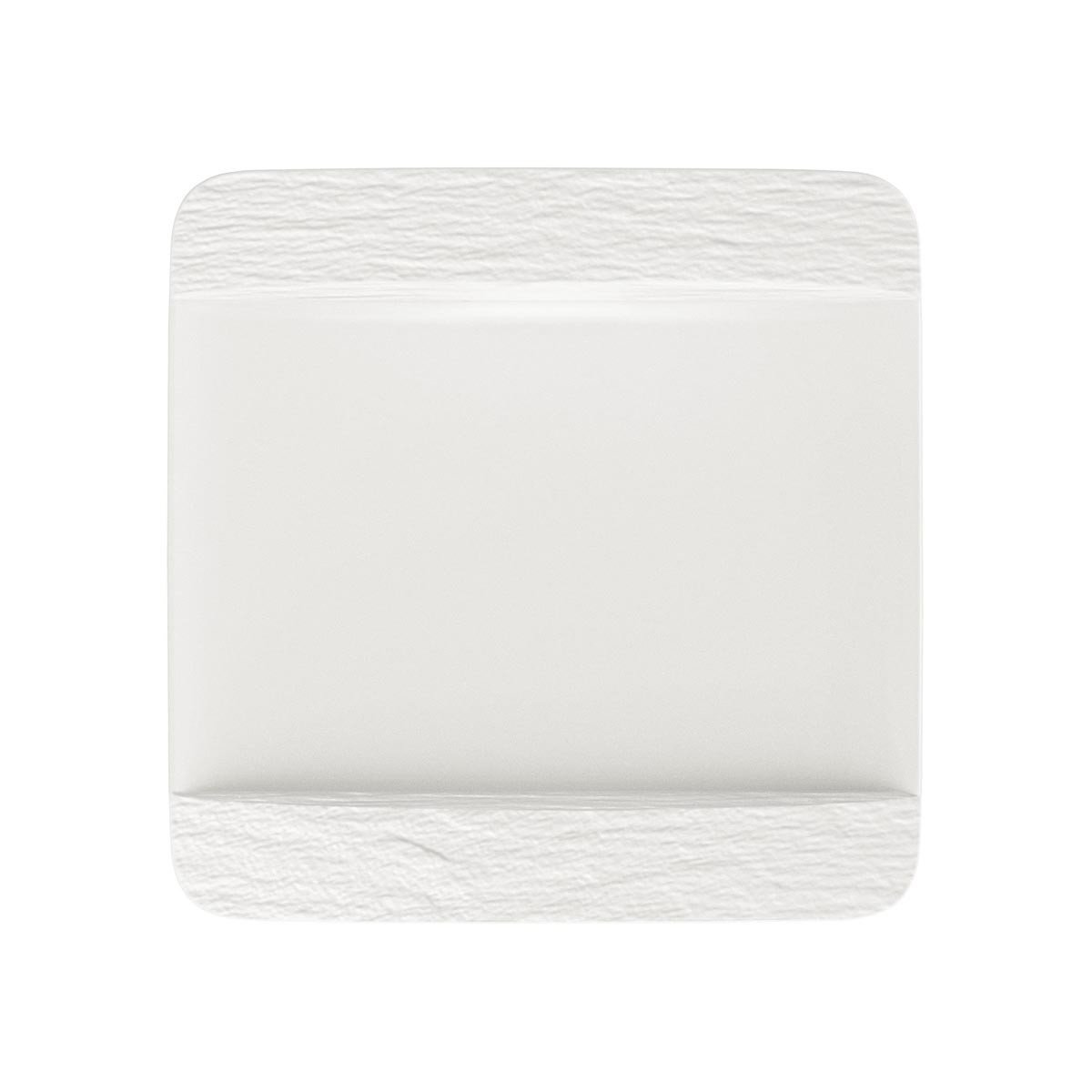 Talerz do serwowania kwadratowy Manufacture Rock blanc Villeroy & Boch