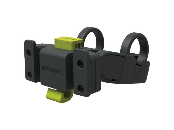 Basil Uchwyt do koszyka na przednie koło Klickfix mocowanie na kierownicę 22-31,8 mm czarny (BAS70169)