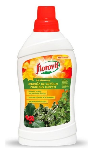 Florovit Nawóz jesienny płynny do roślin zimozielonych butelka 1 kg