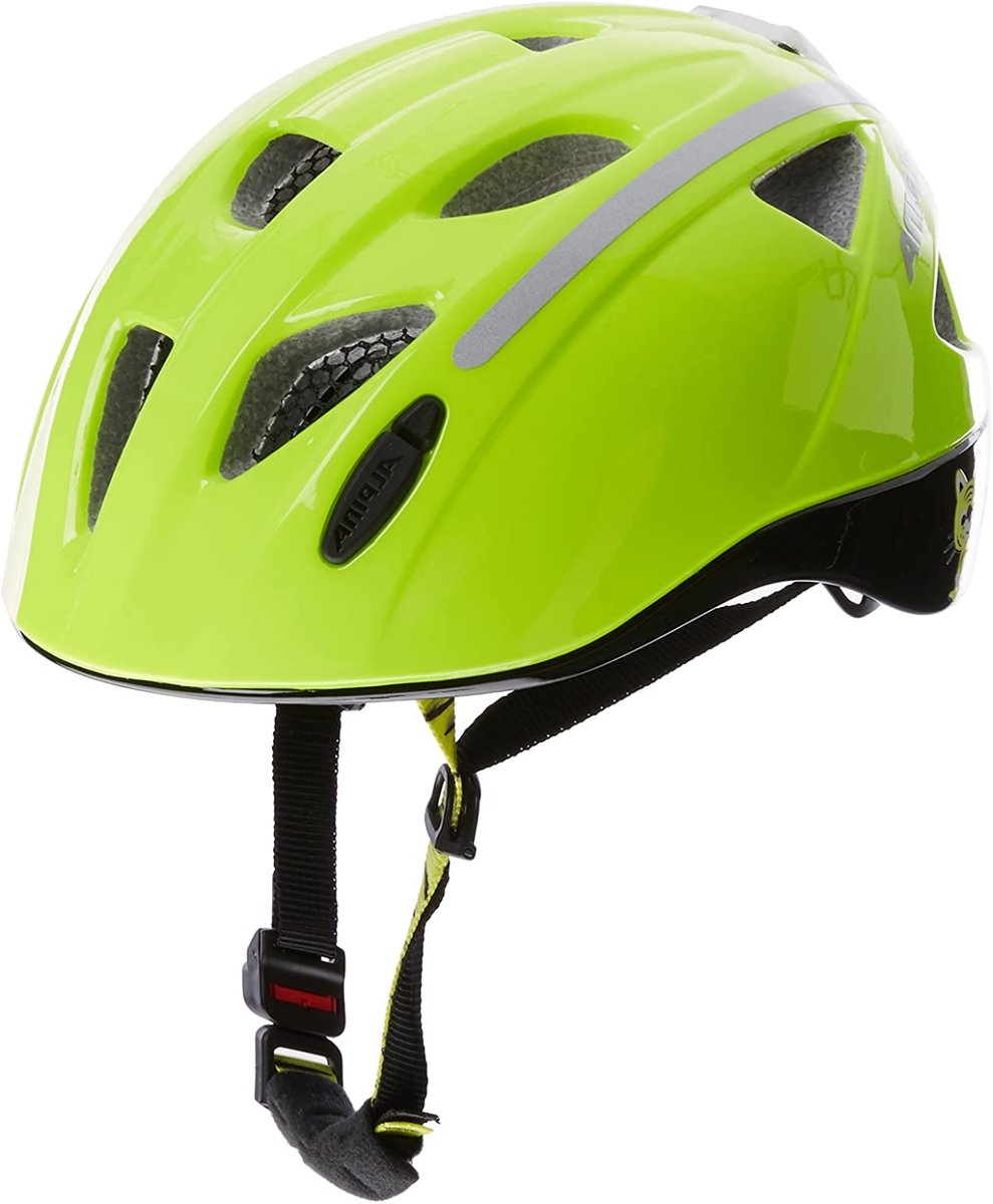 Alpina Ximo Flash kask rowerowy dla dzieci, żółty 9710240_Be Visible Reflective_49-54