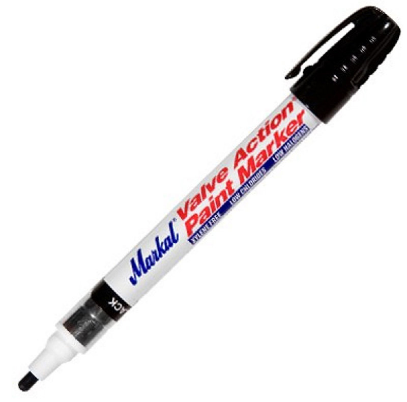 Marker przemysłowy, Markal Valve Action Paint, czarny