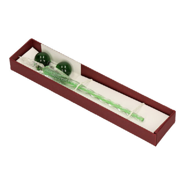 Kohinoor Szklane pióro do kaligrafii zielone w pudełku
