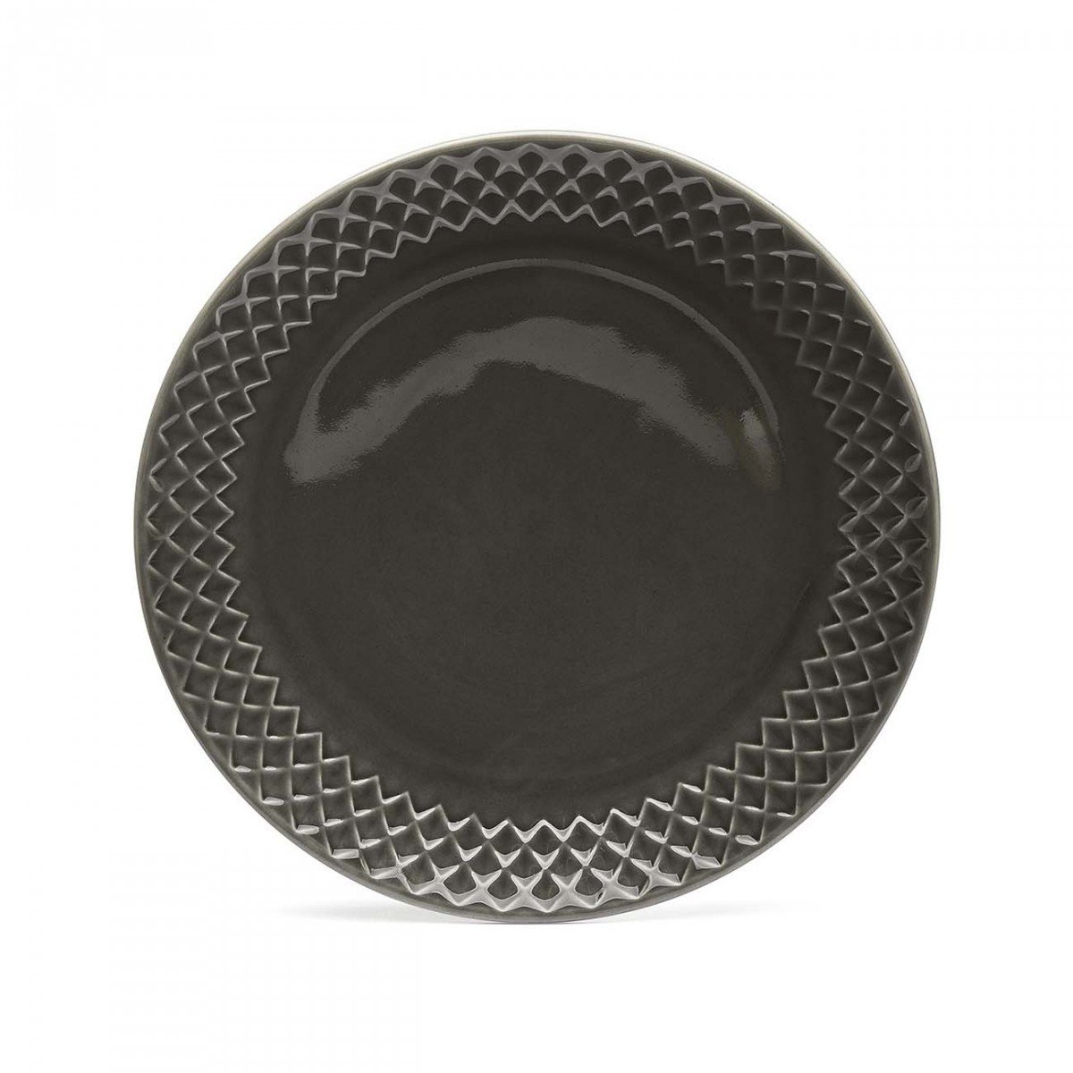 Sagaform talerz szary ceramika śred 20 cm SF-5017348