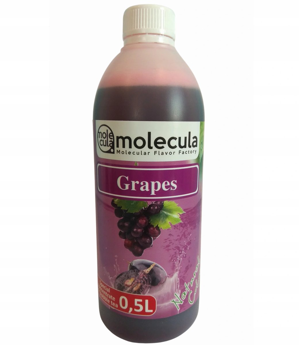 Molecula Syrop o smaku winogrona do bubble tea 500 ml