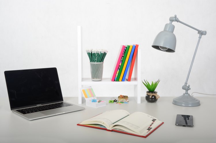 Organizer na biurko TOBO Wrzos, biały, 43,8x35x16 cm