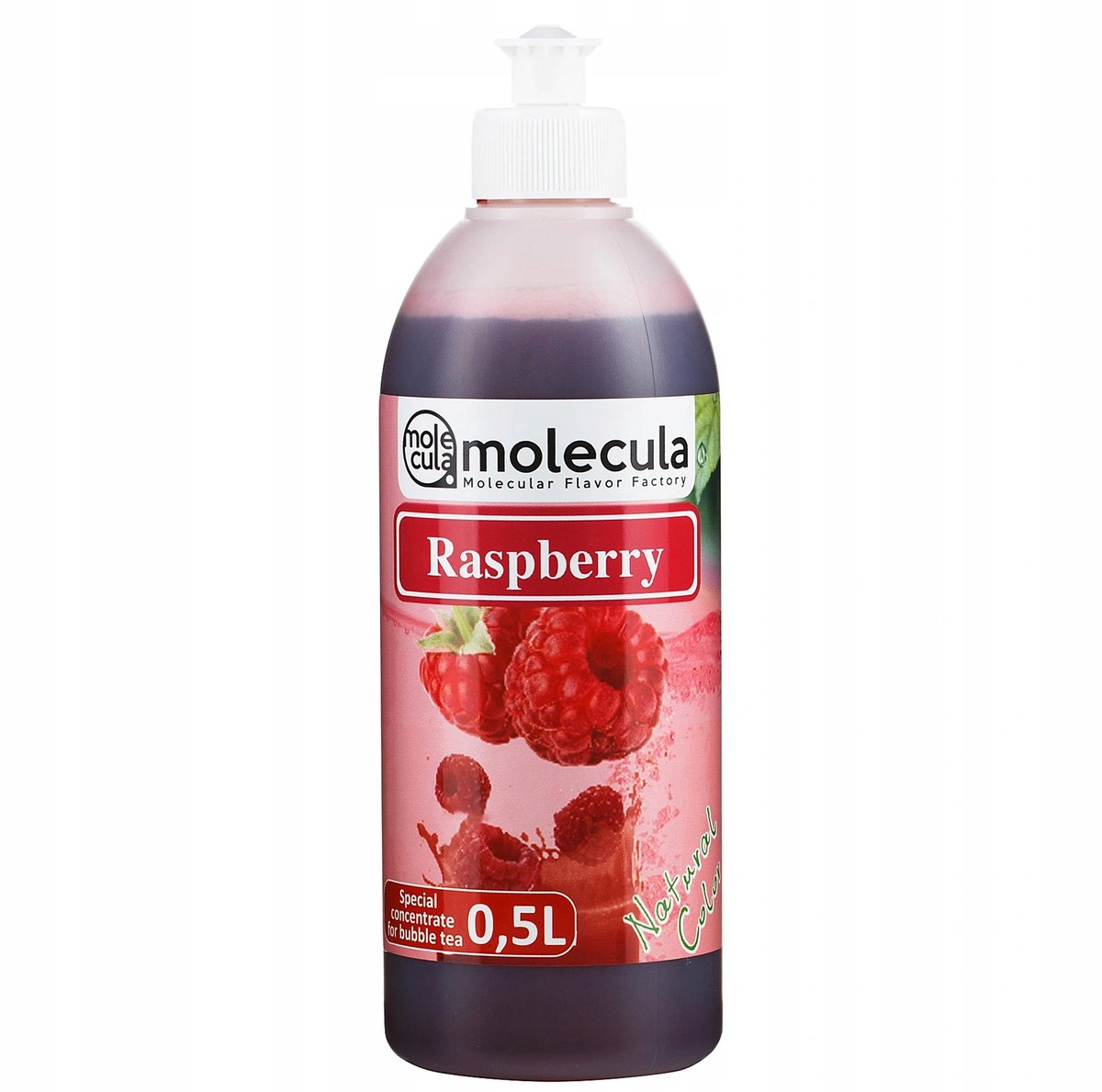 Molecula Syrop o smaku maliny do bubble tea 500 ml