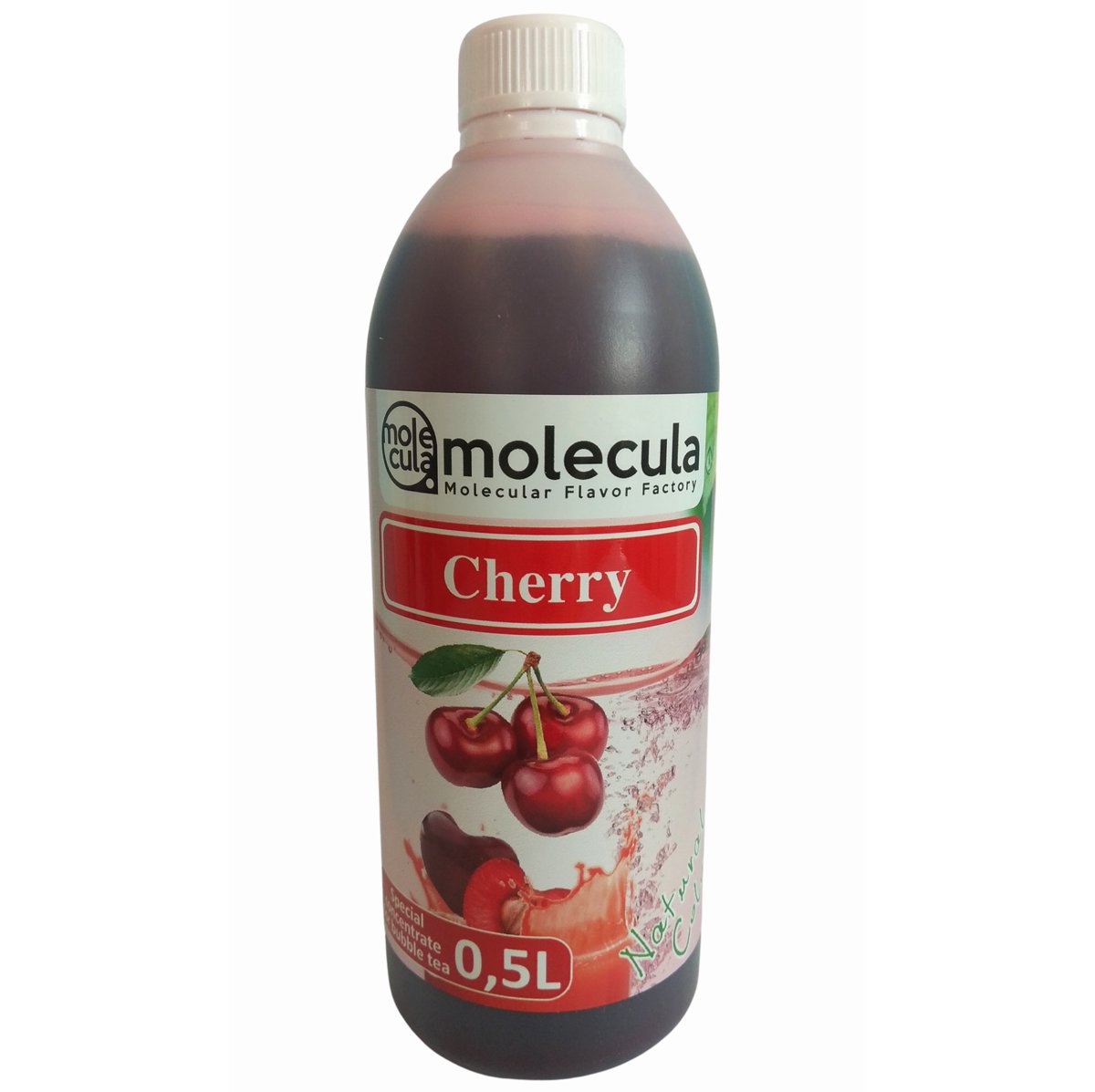Molecula Syrop o smaku wiśni do bubble tea 500 ml
