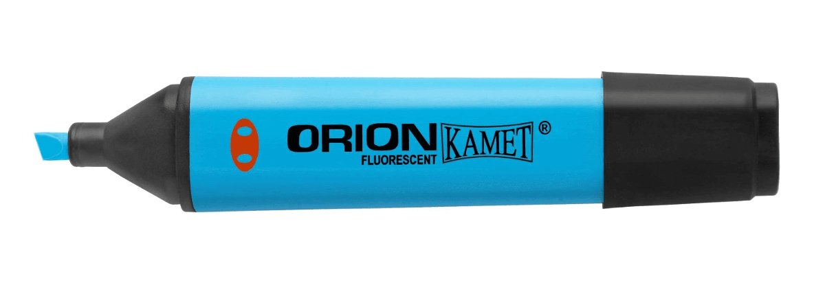 Kamet Zakreślacz ORION fluorescencyjny NIEBIESKI