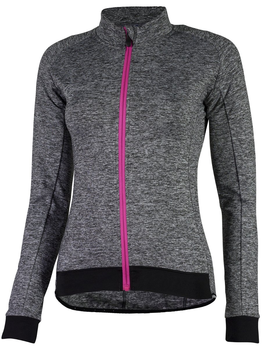 ROGELLI BENICE 2.0 ciepła damska bluza rowerowa, szary-róż