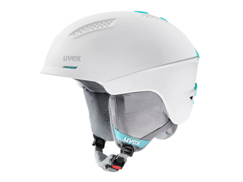 Uvex Ultra Kask, white/mint mat 51-55cm 2020 Kaski narciarskie S5662485003