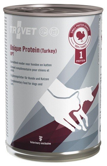 Trovet Unique Protein UPT Indyk dla psa i kota puszka 400g DLA ZAMÓWIEŃ + 99zł GRATIS!